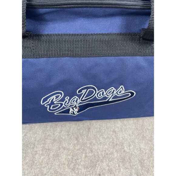Vintage Y2K 90s Big Dogs Blue Duffle Bag - Picture 6 of 9